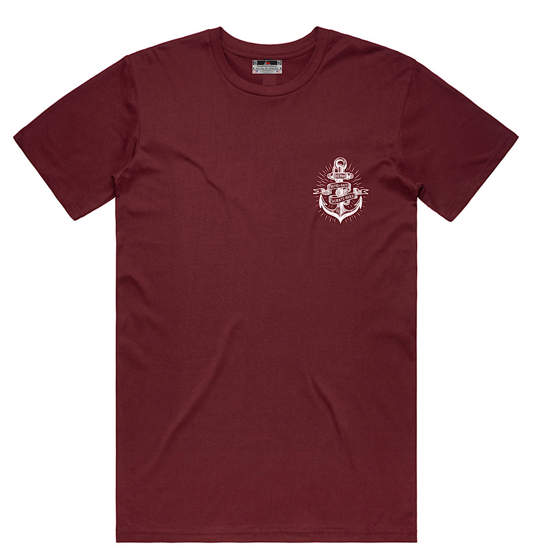 Anchor Down Hard Up Premium Tshirt